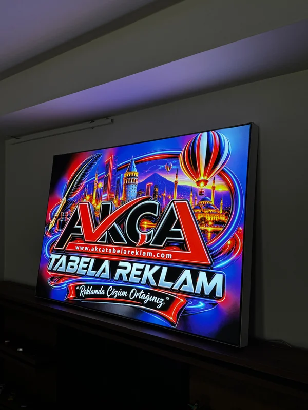 Konya lightbox ışıklı kutu tabela - Akça Tabela Reklam